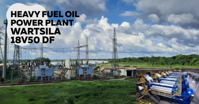 Heavy Fuel Oil Power Plant | Wartsila 18V50 DF