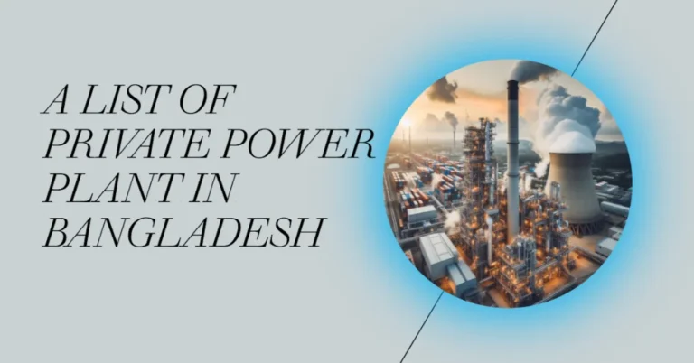 List of private power generation company in Bangladesh