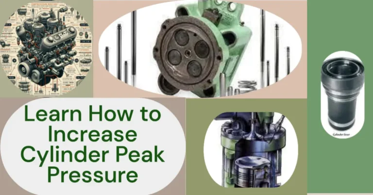 How to increase cylinder peak pressure