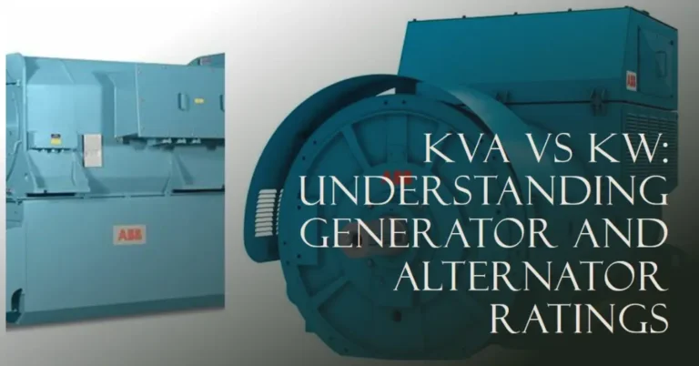 Why Generator and Alternator Rated in Kva Not in Kw